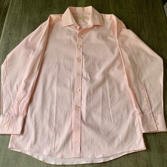 Men's Michael Kors Classic Fit Stripe Sz 15 - Picture 1 of 7